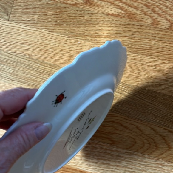Anthropologie Lou Rota 12 Days of Christmas Dessert Plates Nine Lady Bugs NEW - Picture 7 of 11